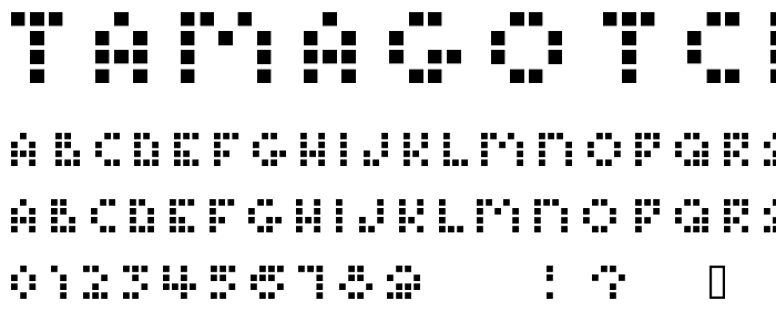 Tamagotchi Normal font